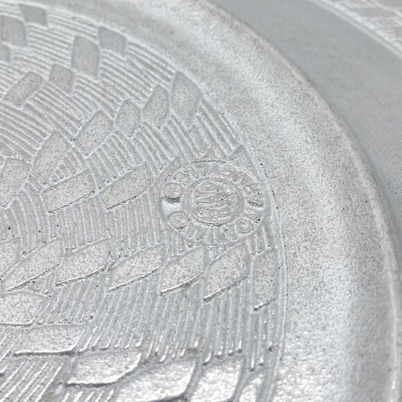 Wilton Armetale Large Round Platter Tray with Handles 14.5" - Picture 5 of 6